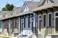 Houses on a street