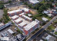 Aerial shot of buildings