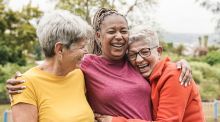 Three Women Laughing