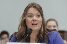 Tonya Plummer testifying before Congress