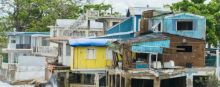 Buildings damaged by storm