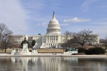 White House reflected in water