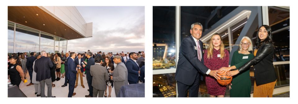 Collage of Formally Dressed People at Evening Event