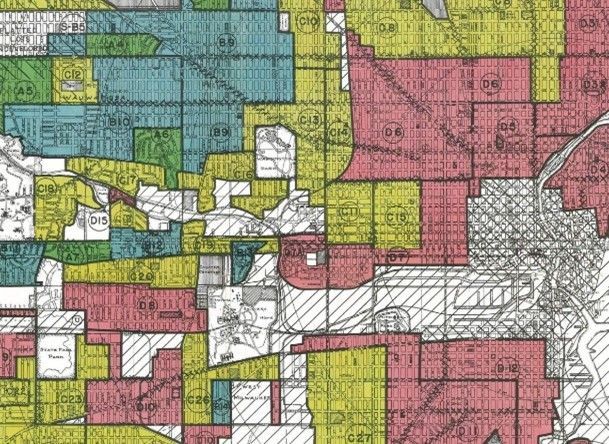 Redlining map