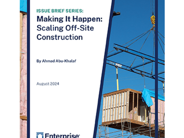 Making it Happen: Scaling Off-Site-Construction